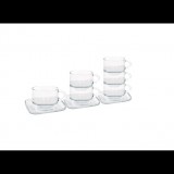 LAV Cozy Coffee 270ml Kávés üveg pohár szett 6 darabos (LV-COZ427F)