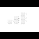 LAV Cozy Coffee 91ml Kávés üveg pohár szett 6 darabos (LV-COZ409F)