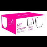 LAV Gaia Long Drink 415ml Koktélos üveg pohár szett 6 darabos (LV-GAI342F)