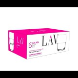 LAV Galata Whisky 285ml Whiskys üveg pohár szett 6 darabos (LV-GLT339F)