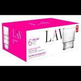 LAV Helen Soft Drink 230ml Üdítős üveg pohár szett 6 darabos (LV-HLN346F)