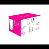 LAV Keops Long Drink 460ml Koktélos üveg pohár szett 6 darabos (LV-KEO377F)
