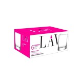 LAV Liberty Liqueur 65ml Likőrös üveg pohár szett 6 darabos (LV-LBR308F)