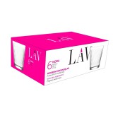LAV Nora Whisky 255ml Whiskys üveg pohár szett 6 darabos (LV-NOR231F)