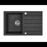 LAVEO MARGARITA Gránit Mosogató szemcsés fekete