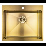LAVEO MARMARA Acél Inox Mosogató arany színű