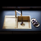 LAVEO MARMARA Acél Mosogató arany