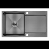 LAVEO MARMARA Acél Mosogató grafit