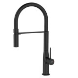 Laveo POLA álló csaptelep rugalmas kiömlővel, matt fekete