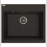 LAVEO TAU 6 Gránit Mosogató matt fekete