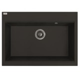 LAVEO TAU 7 nagymedencés mosogató, matt fekete