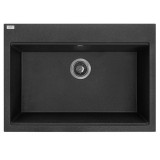 LAVEO TAU 7 nagymedencés mosogató, szemcsés fekete