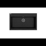 LAVEO TAU 8 Gránit Mosogató matt fekete