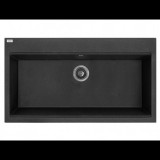 LAVEO TAU 9 Gránit Mosogató szemcsés fekete