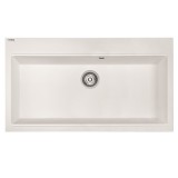 LAVEO TAU 9 nagymedencés mosogató, fehér