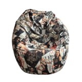 LazyBag XL beltéri babzsákfotel - címlap mintás