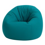 LazyBag XL beltéri babzsákfotel – pávakék