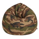 LazyBag XL beltéri babzsákfotel - terepmintás
