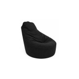 LazyBag XL beltéri LazyKing babzsákfotel - fekete