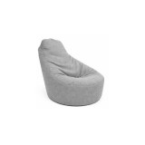 LazyBag XL beltéri LazyKing babzsákfotel - szürke