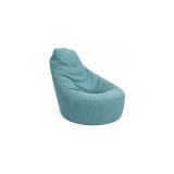 LazyBag XL beltéri LazyKing babzsákfotel - zöldeskék