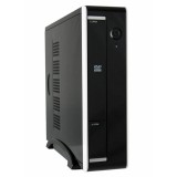 LC-Power 1360MI mini-ITX SFF számítógépház, 75W passzív táp, fekete - LC-1360MI