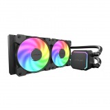 LC-Power LC-CC-240-B-ARGB JetFlow 240mm ARGB All In One Univerzális CPU Vízhűtés - Fekete (LC-CC-240-B-ARGB)