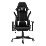 LC Power LC-GC-703BW gaming szék fekete-fehér (LC-GC-703BW) - Gamer Szék