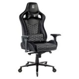 LC POWER LC-GC-801BW Gaming szék - Fekete/Fekete (LC-GC-801BW)