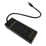 LC Power LC-HUB-U3-4 USB hub Black LC-HUB-U3-4-V2