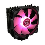 LC POWER LC-Power LC-CC-120-RGB számítógépes hűtőrendszer Processzor Hűtő 12 cm Fekete, Fehér