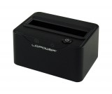 LC POWER LC-Power LC-DOCK-C dokkoló állomás tárolóegységhez USB 3.2 Gen 2 (3.1 Gen 2) Type-C Fekete