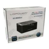 LC POWER USB  LC-DOCK-C HDD dokkoló állomás (LC-DOCK-C)