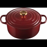 Le Creuset Signature kerek Öntöttvas Sütőtál 26cm - Bordó (21177269494441)