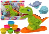 Lean Toys Dinoszauruszos gyurmakészlet - 6 színben delfin és fésűkagyló formákkal