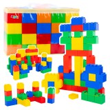 Lean Toys Nagy színes építőkocka készlet gyerekeknek hordtáskában - 20 db-os