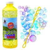 Lean Toys Óriás buborékfújó folyadék kétkarikás pálcával, 1 liter