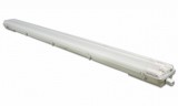 LED 120 cm-es armatúra 2x18 W-os víztiszta fedéllel LED fénycsövekkel