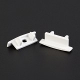 LED aluminium profil végzáró (41011hez) - 2 db - fehér