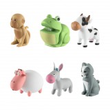 LED ANIMALS LEDes kulcstartó, állatfigurák, 3xLR1130