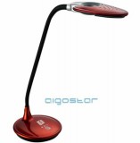 LED Asztali lámpa 5 W, bordó-fekete, érintős-fényerőszabályozható