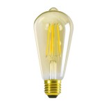 LED E27 7W Kanlux XLED ST64 filament WW 2700K 725 lumen 29637