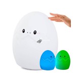 LED éjszakai fény gyerekeknek érintésérzékeny RGB tojás