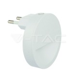 LED Éjszakai jelzőfény, beépített alkonykapcsolóval, kerek forma SAMSUNG Chip 3000K