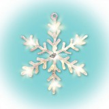 LED-es ablakdísz, hókristály