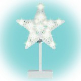 LED-es asztali dísz, csillag, 4,5V
