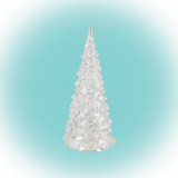 LED-es asztali dísz, fenyőfa