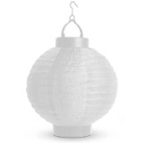LED-es lampion 20cm fehér 11399WH