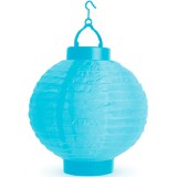 LED-es lampion 20cm kék 11399BL