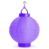 LED-es lampion 20cm Lila 11399VL